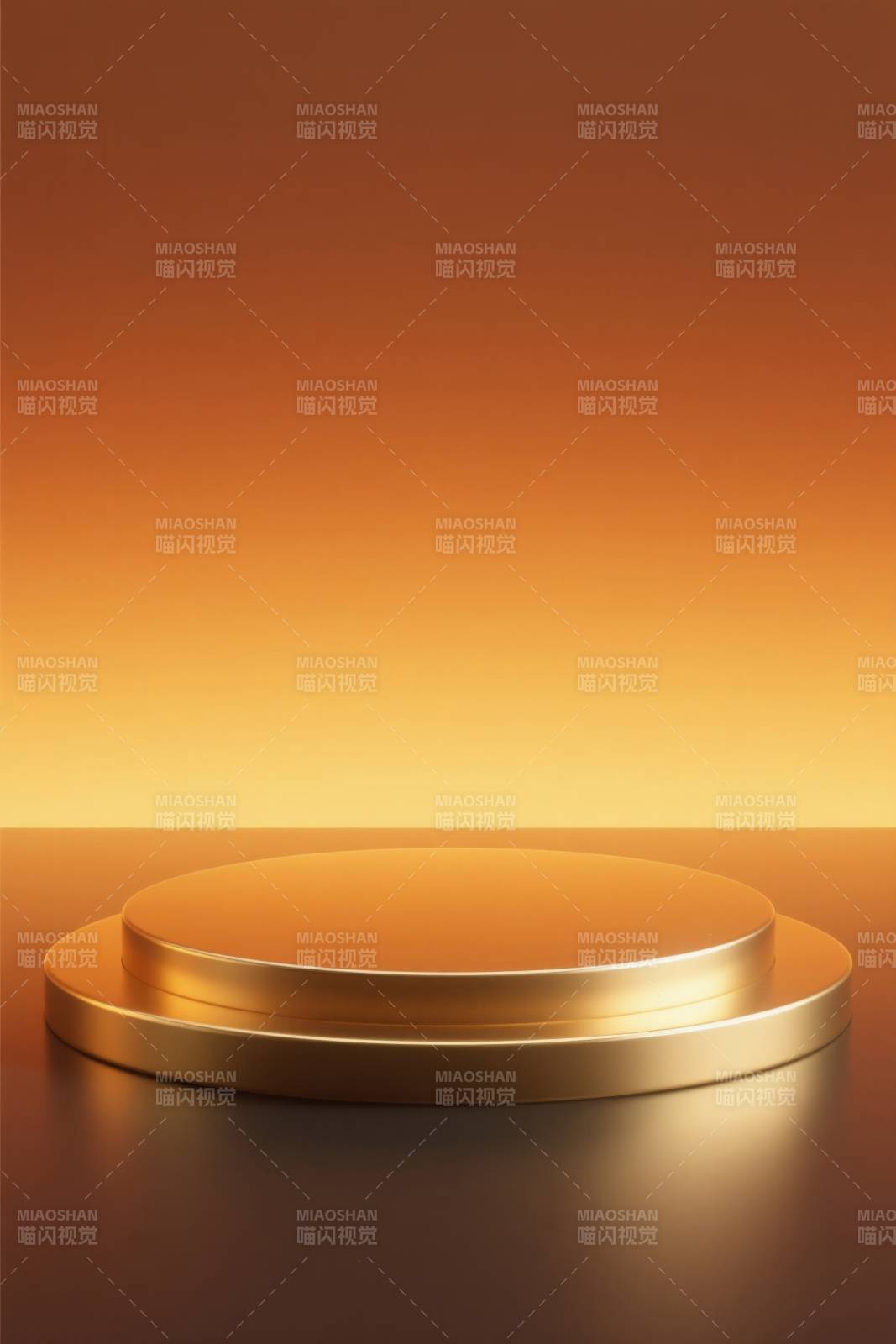 金色圆形舞台背景设计图片