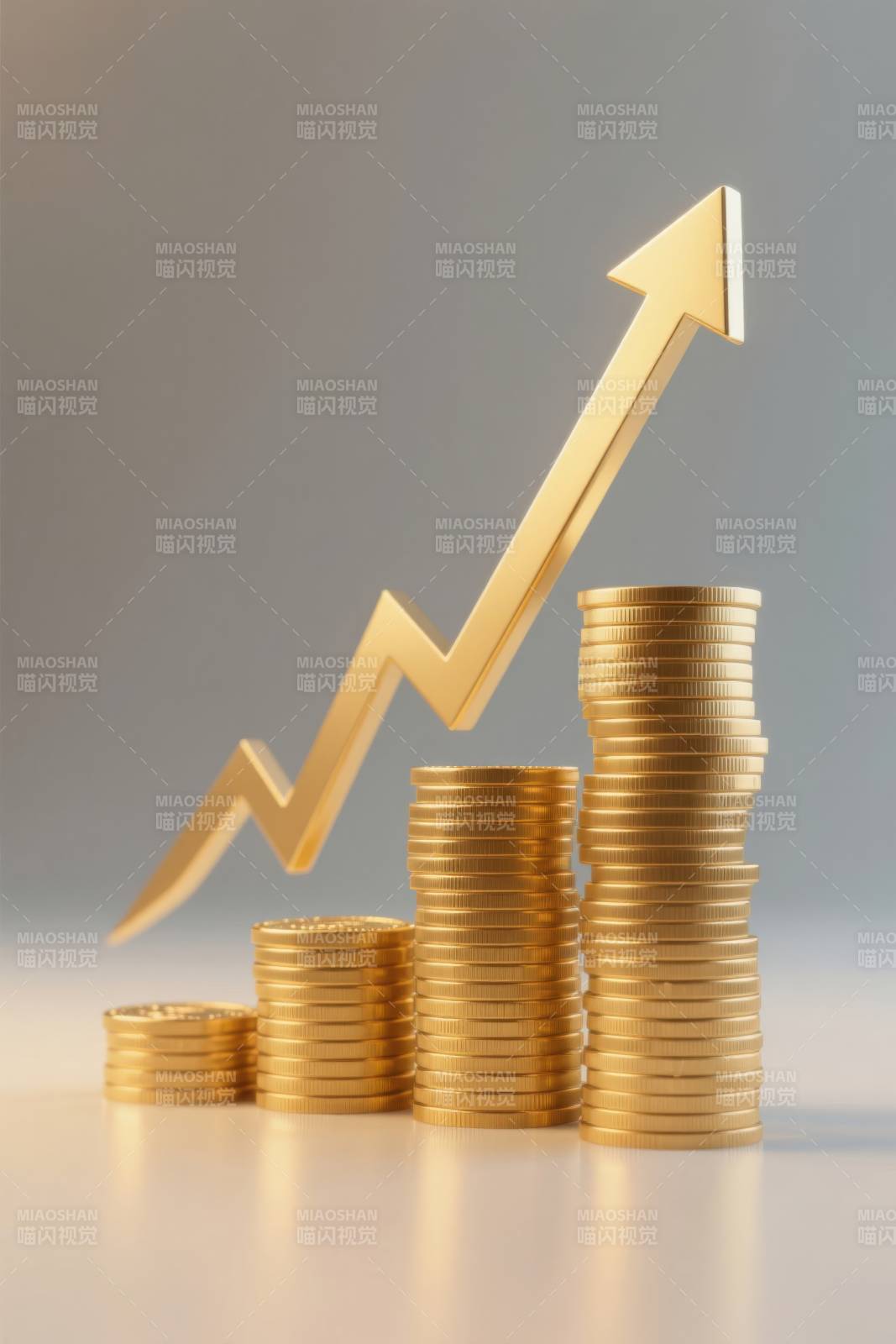 金币增长趋势图图片