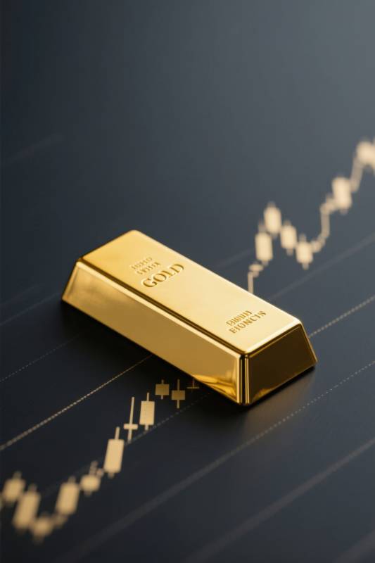 金条与股市趋势图图片