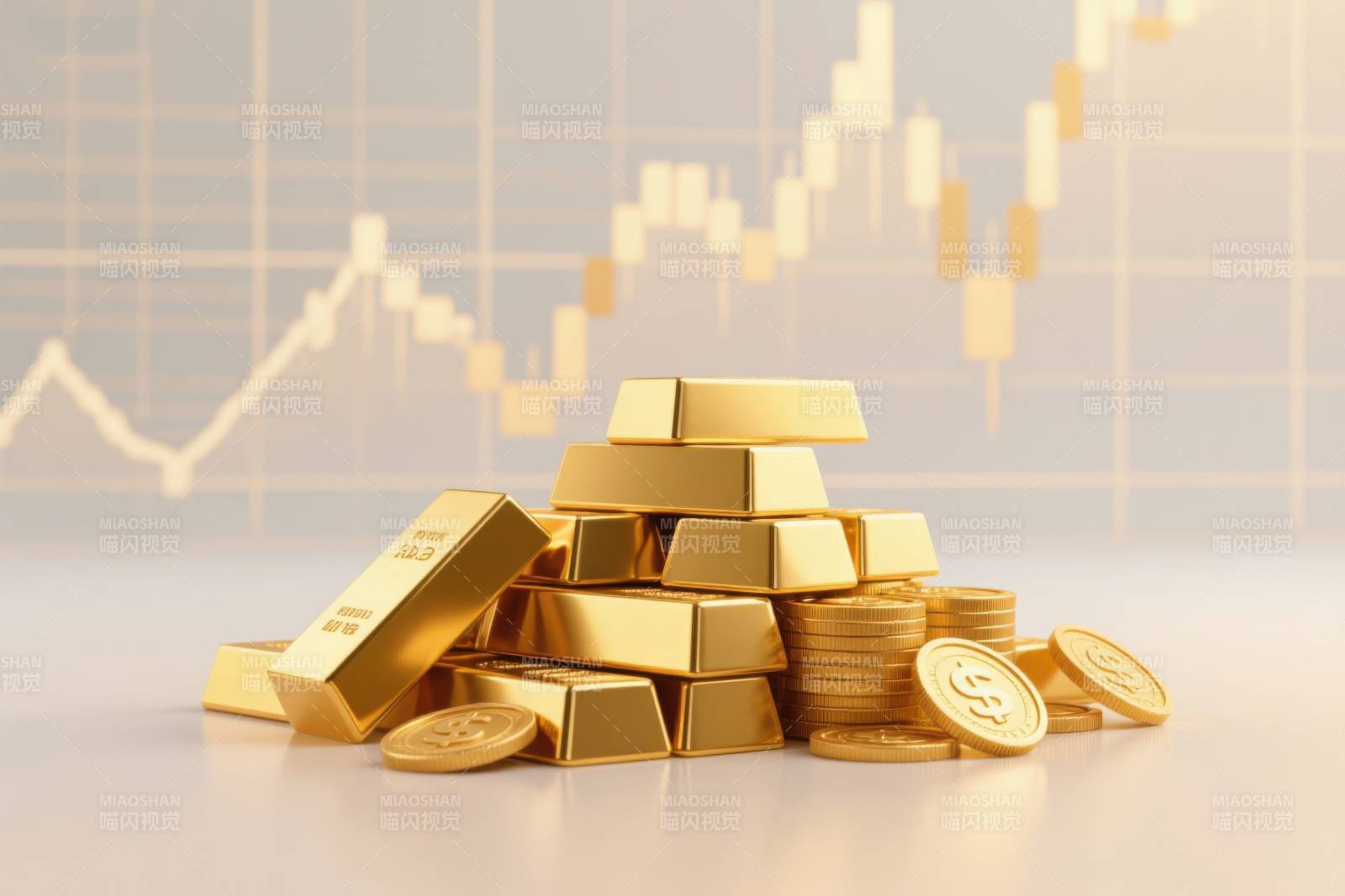 黄金投资金融背景图片