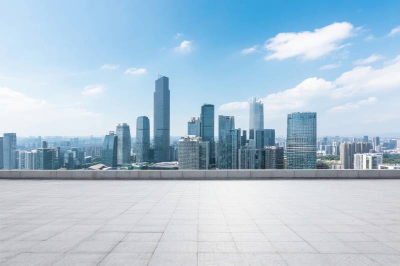 城市天际线高楼大厦图片