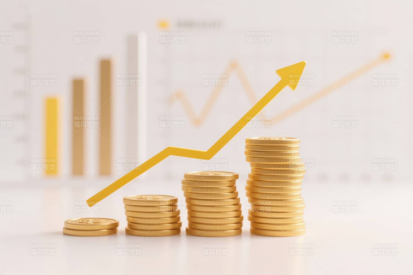 金币增长趋势图图片