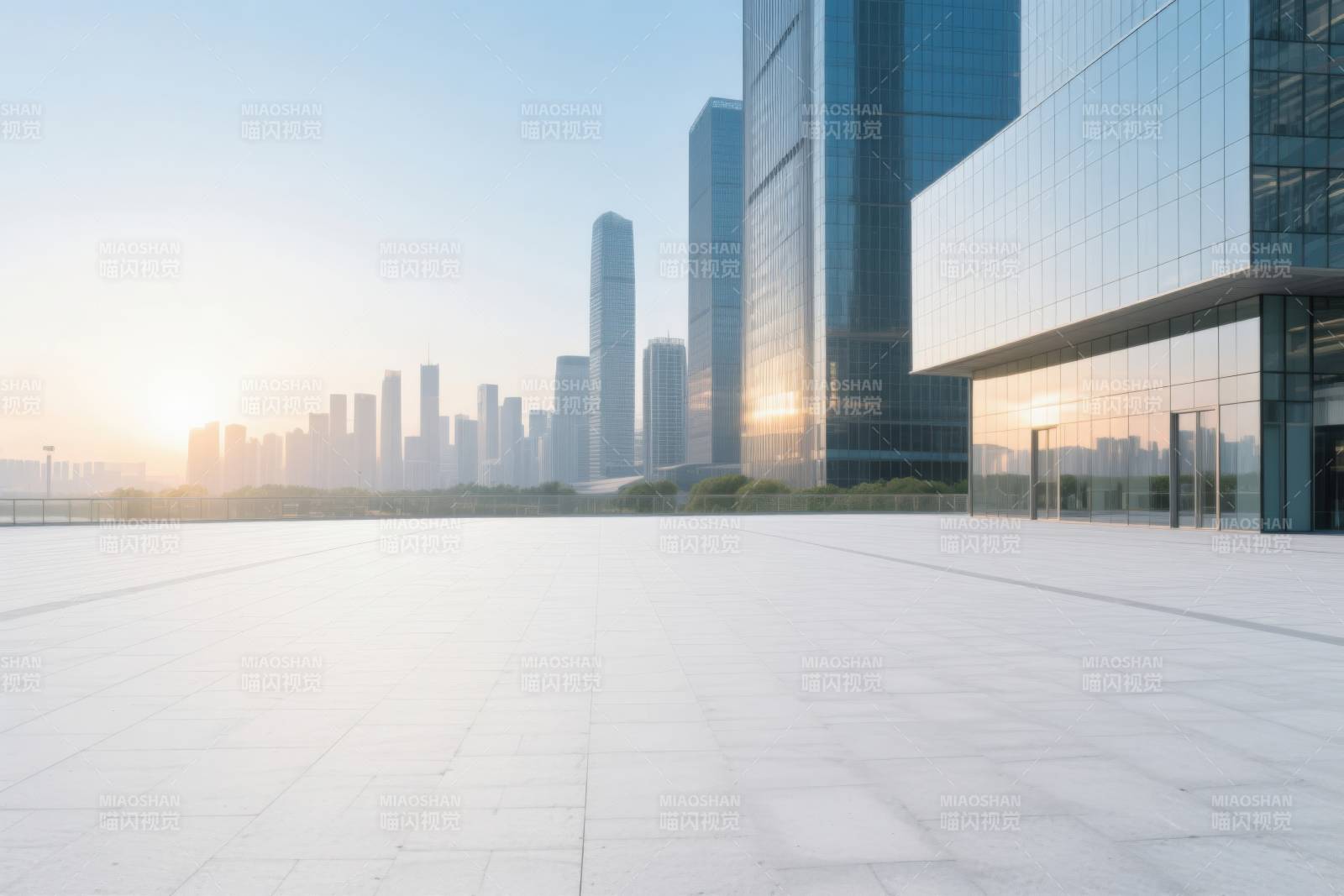 城市天际线现代建筑图片