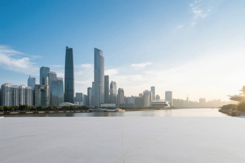 城市天际线现代建筑图片