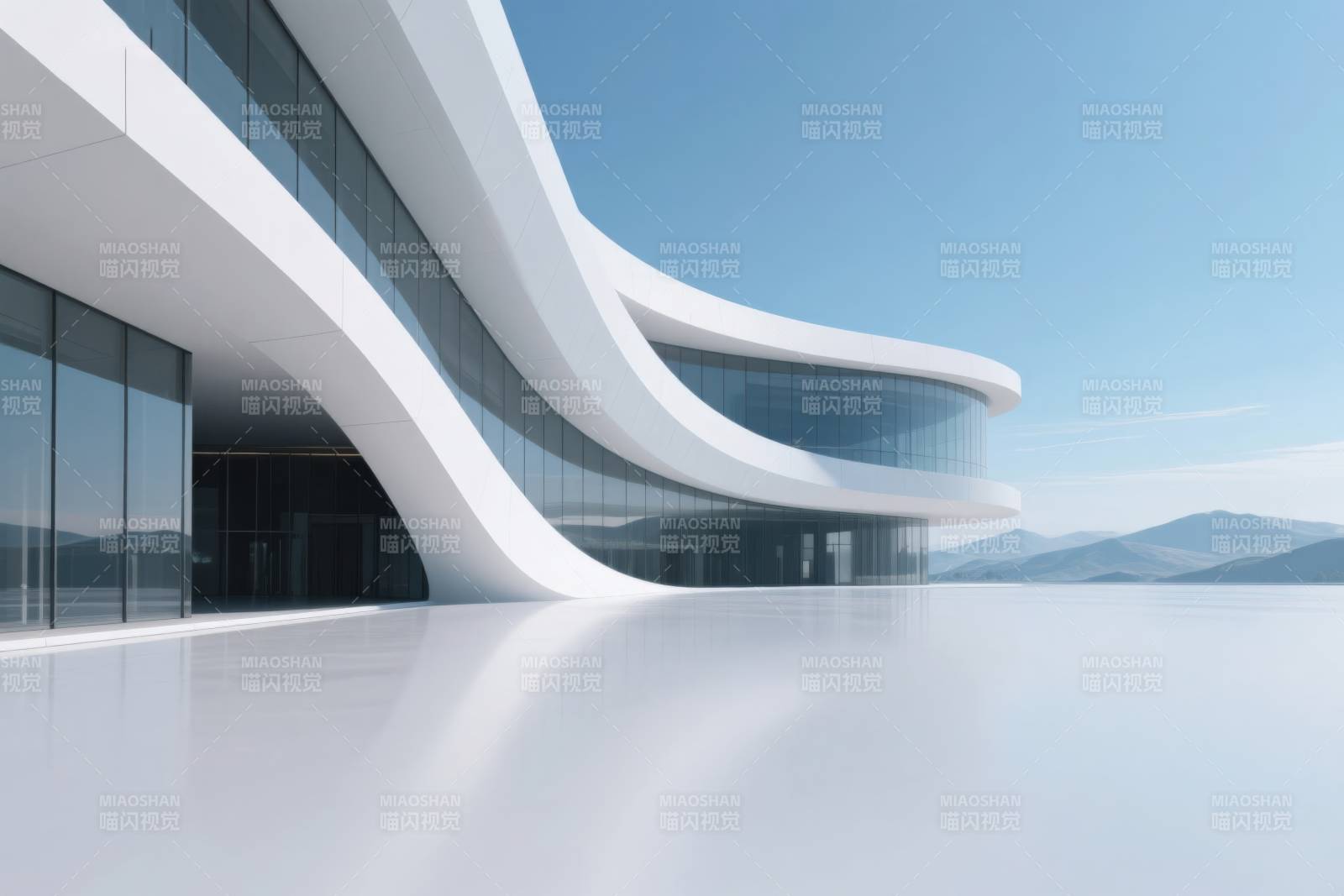 现代建筑曲线设计图片