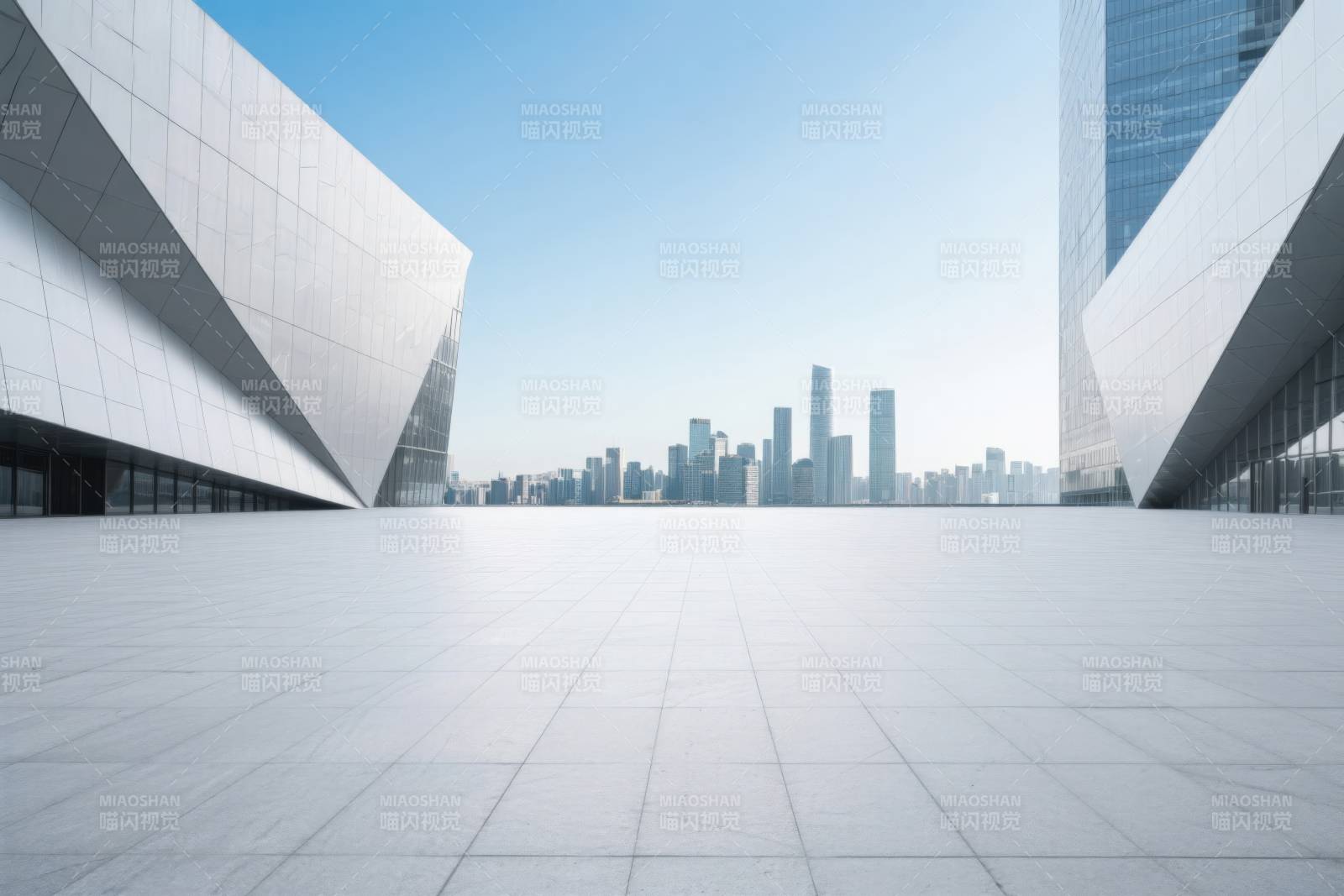 现代建筑与城市天际线图片