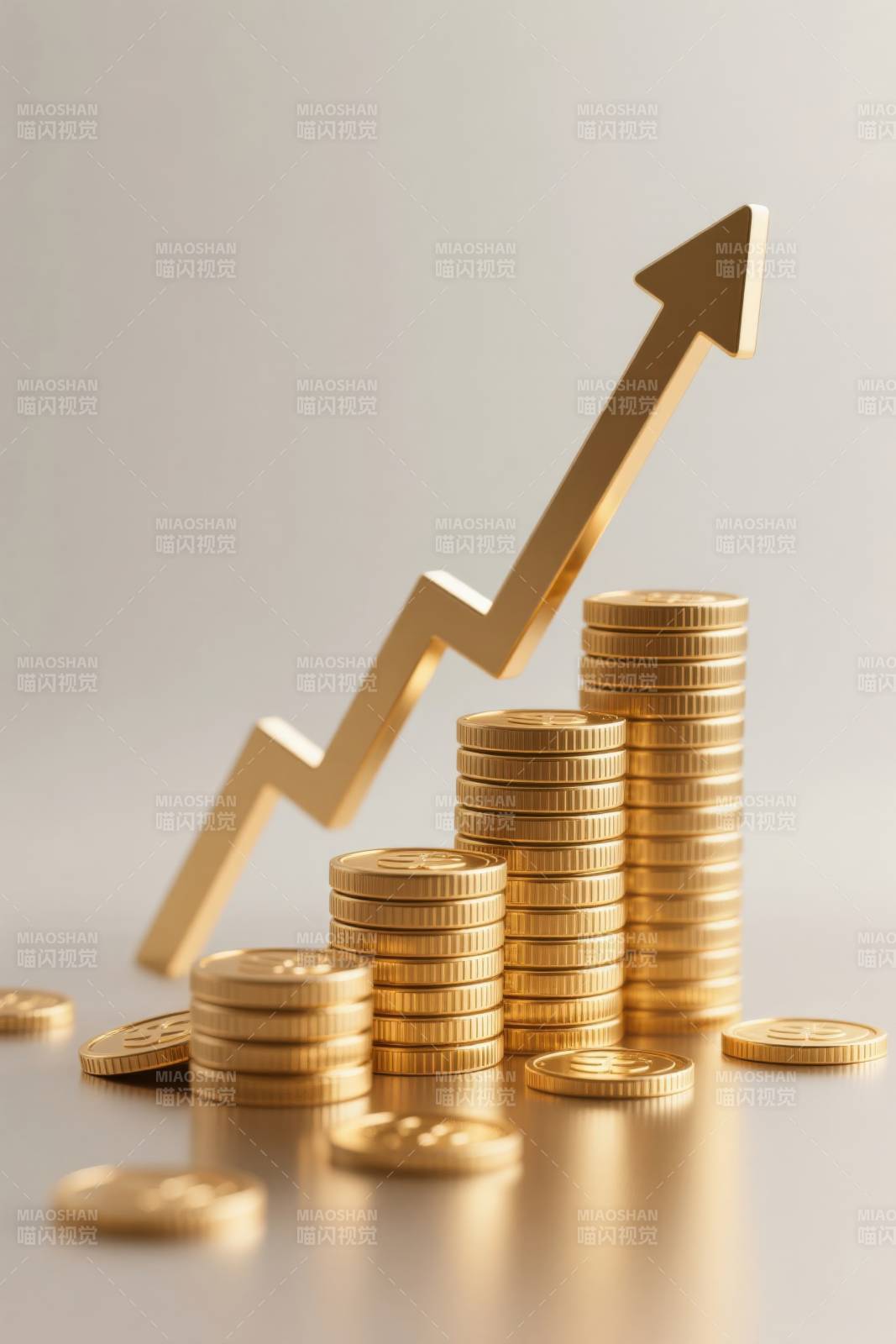 金币增长趋势图图片