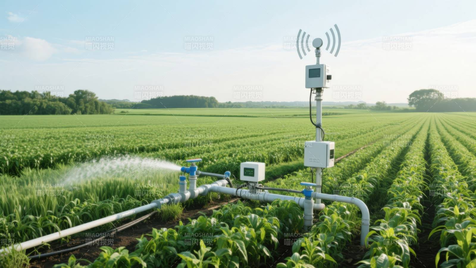智能农田灌溉系统图片