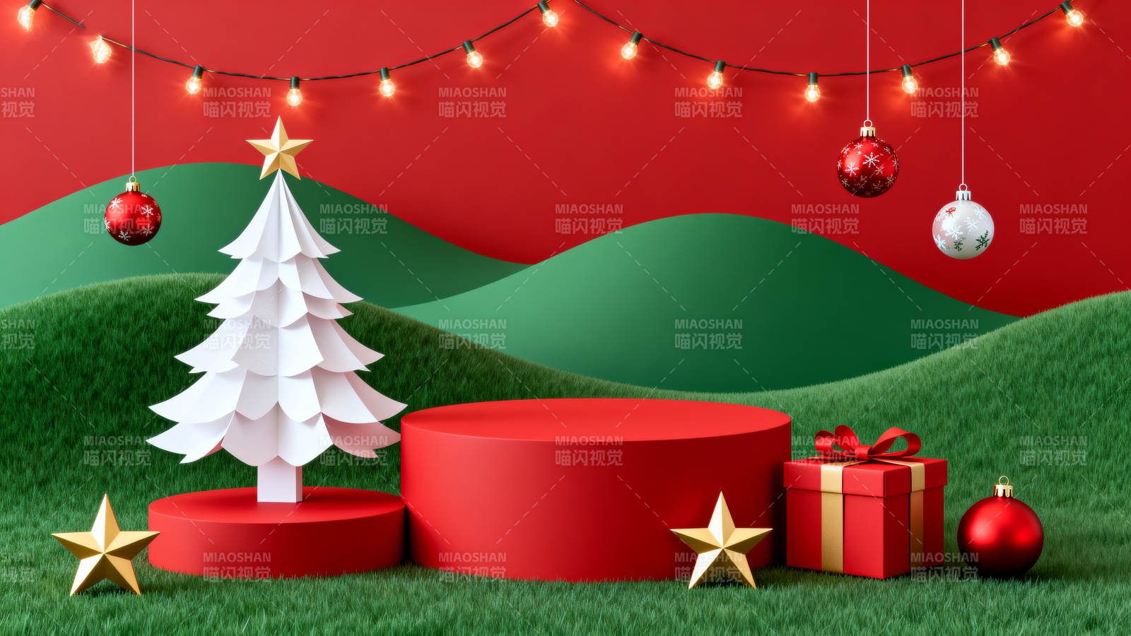 圣诞节节日装饰场景图片