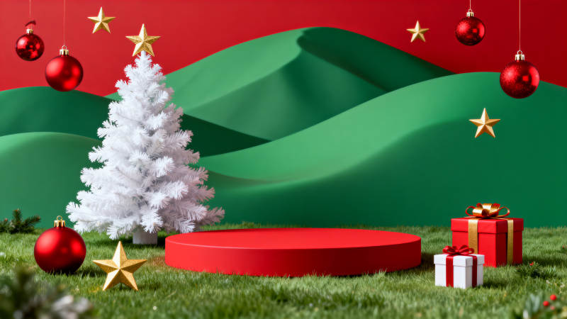 圣诞节装饰背景设计图片