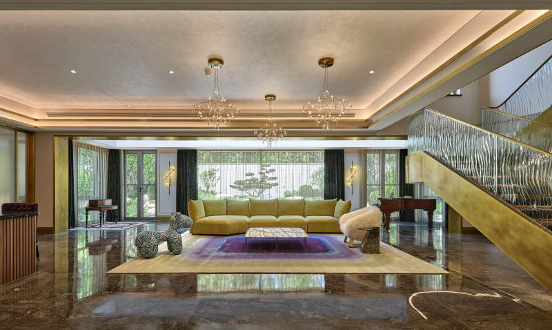 豪华现代客厅设计图片