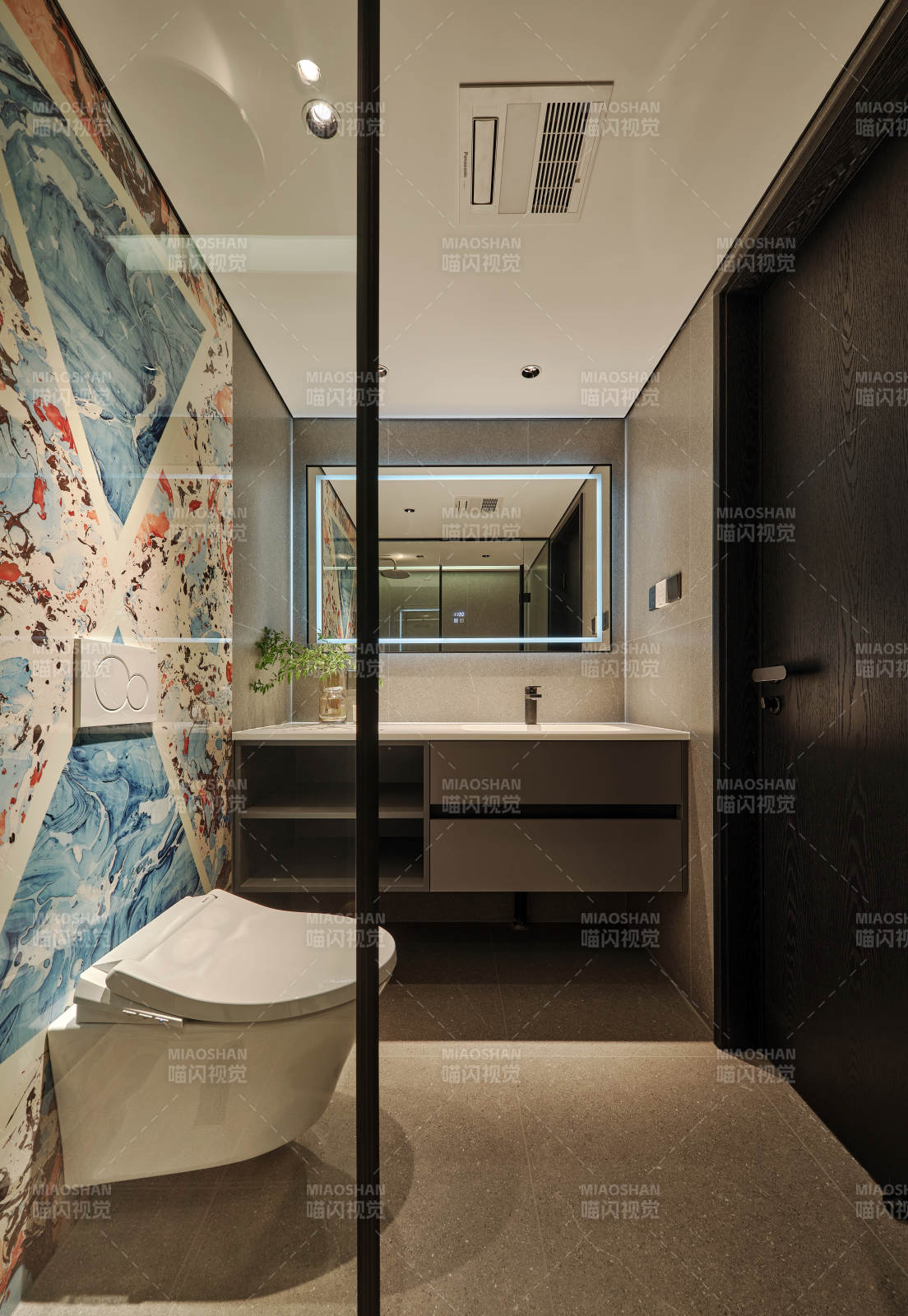 现代艺术浴室设计图片