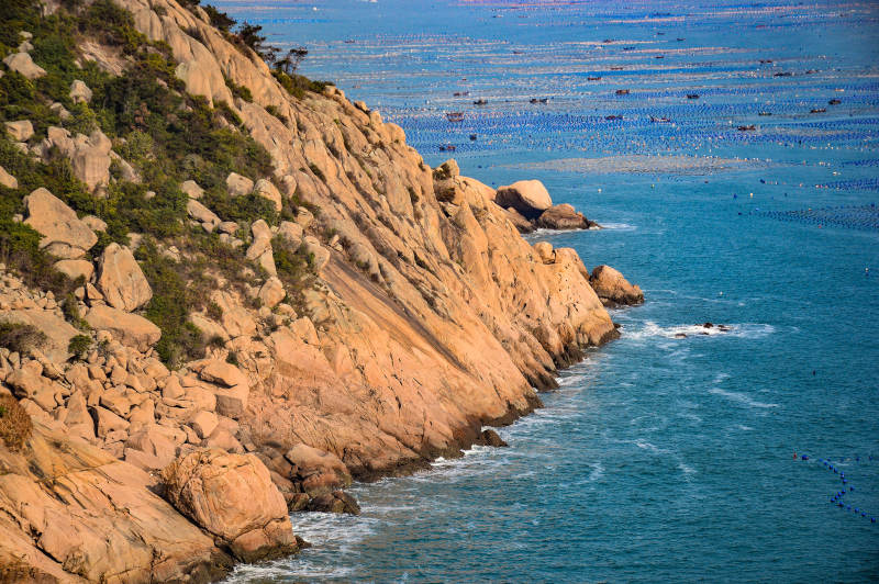 连江奇达村海边图片