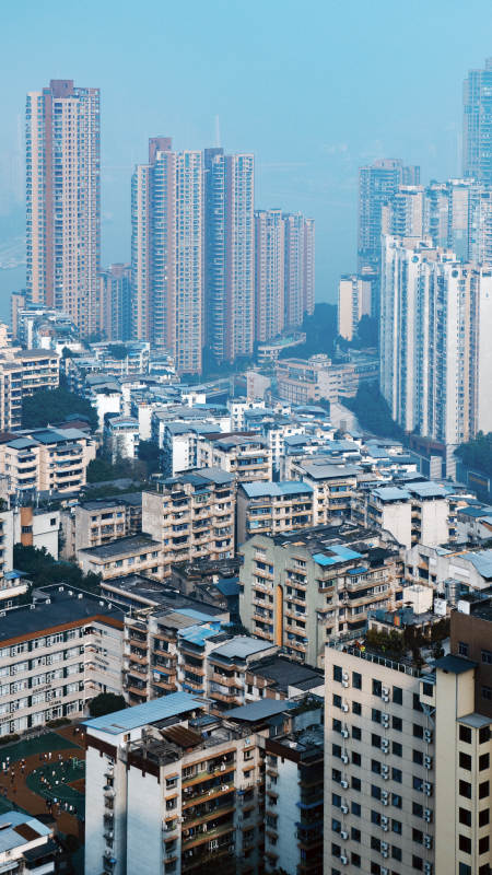 城市高楼林立图片