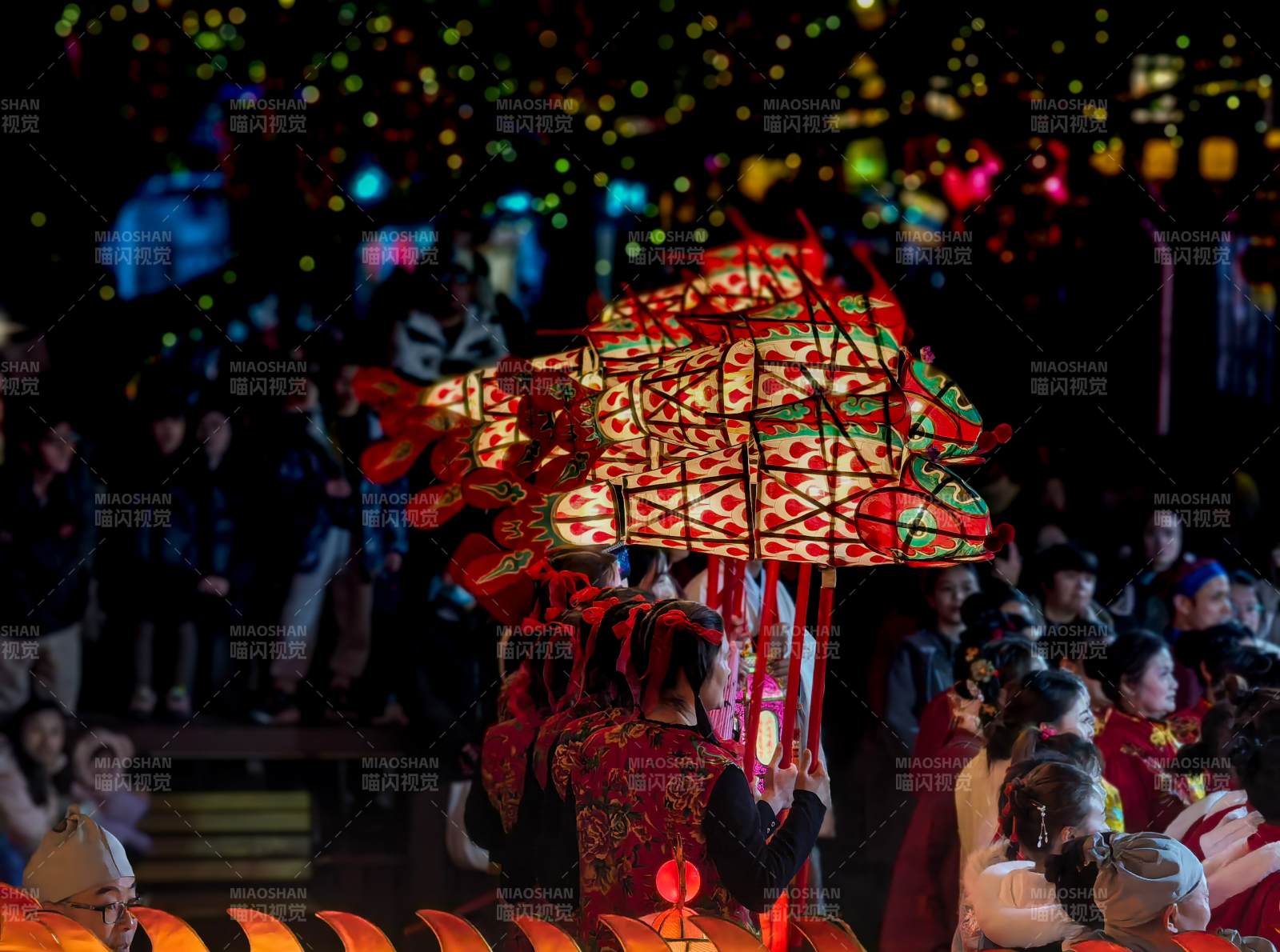 非遗巡游夜图片