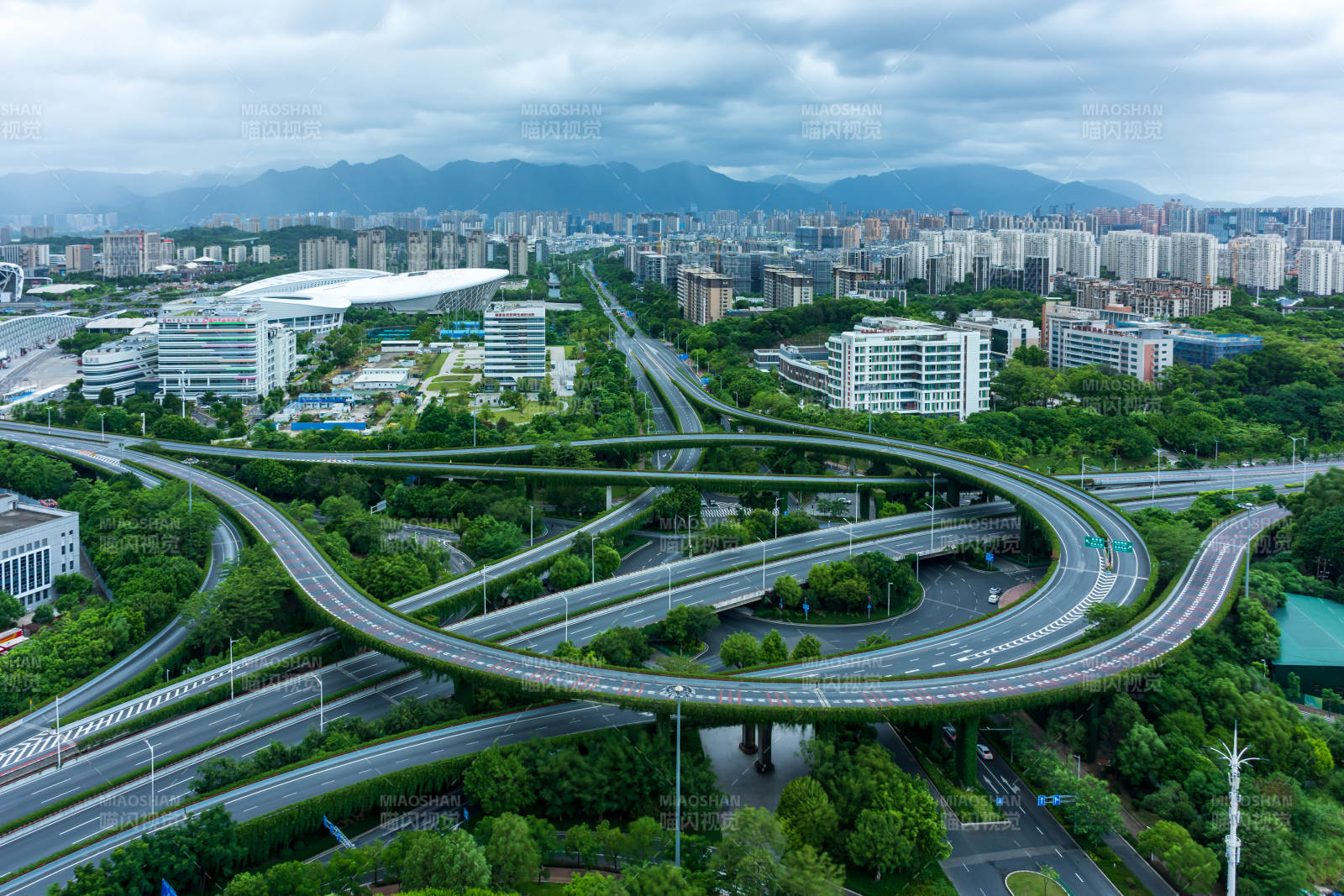 福州城市立交桥风光图片