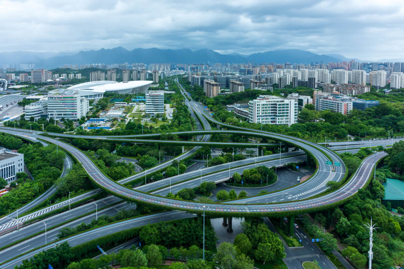 福州城市立交桥风光图片