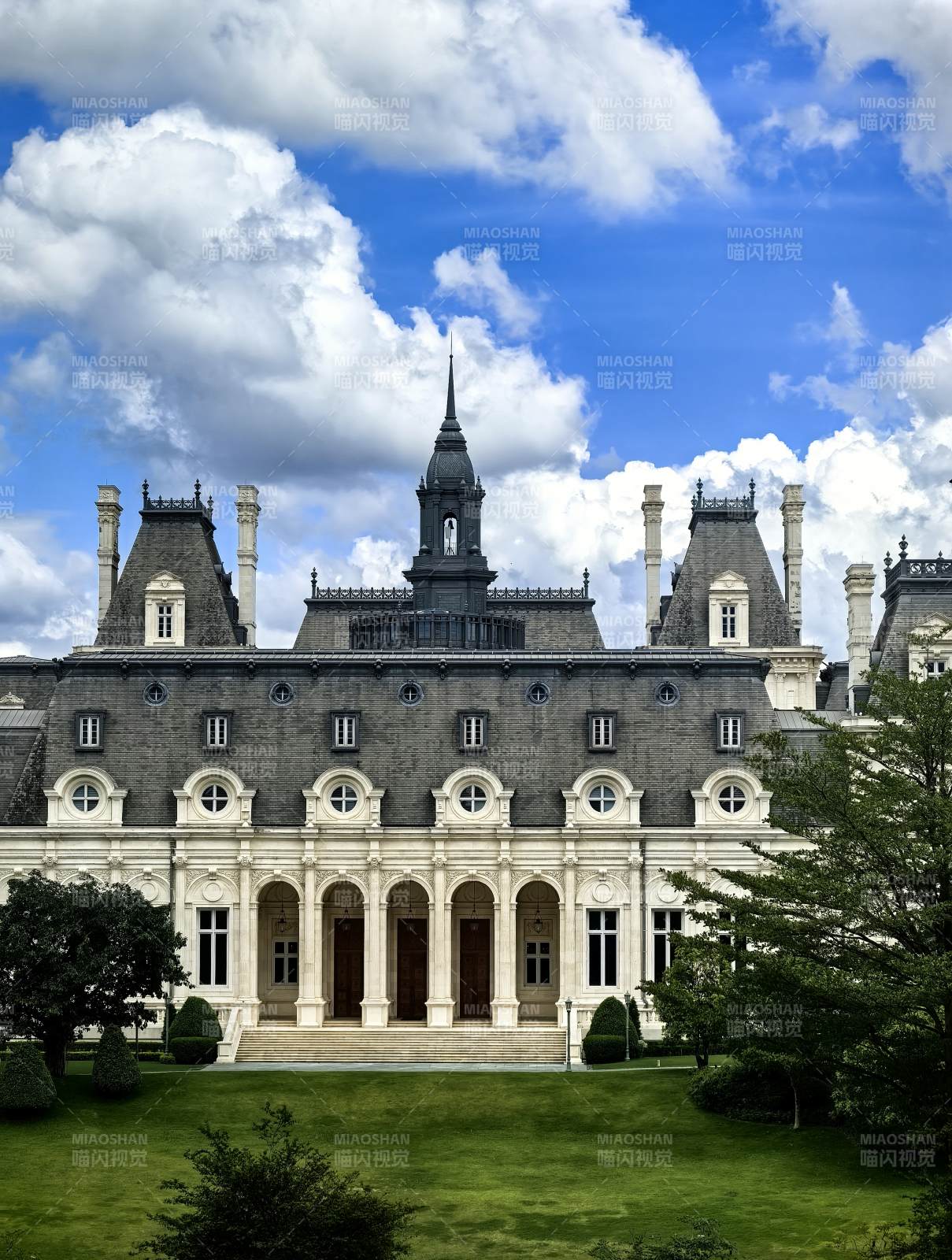 华为欧式古堡庄园建筑图片