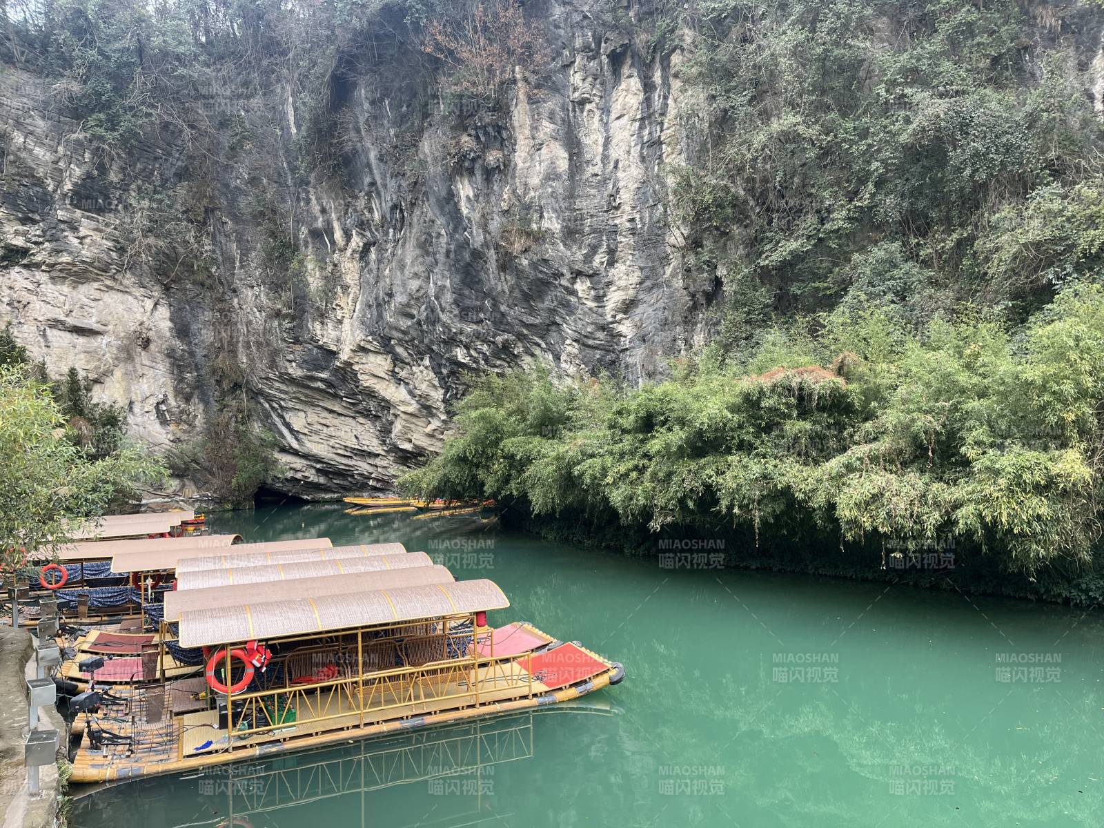 碧水竹筏峡谷行～天河潭图片