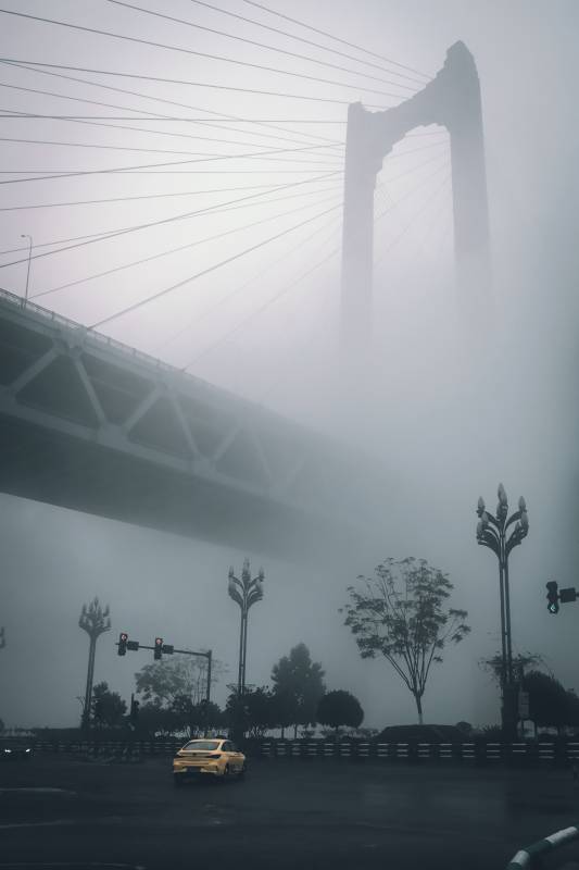 重庆红岩村大桥图片