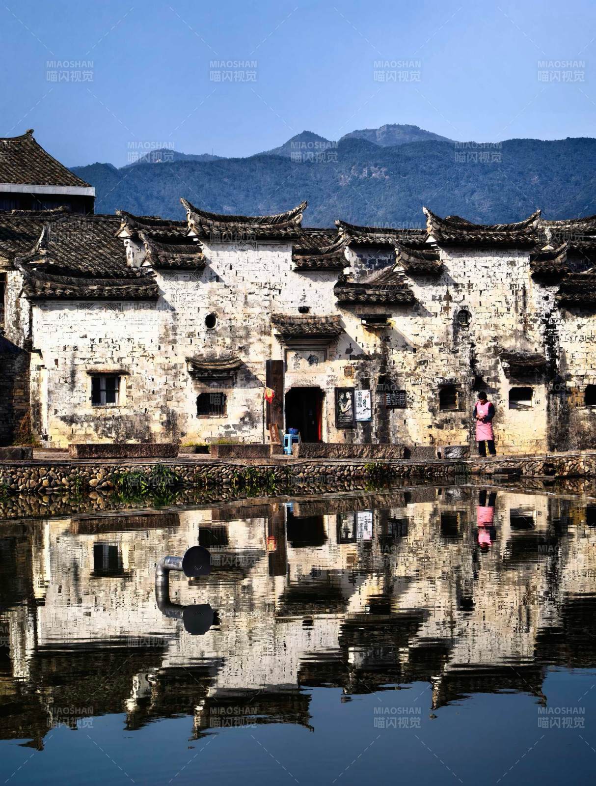 丽水白墙黛瓦古民居图片