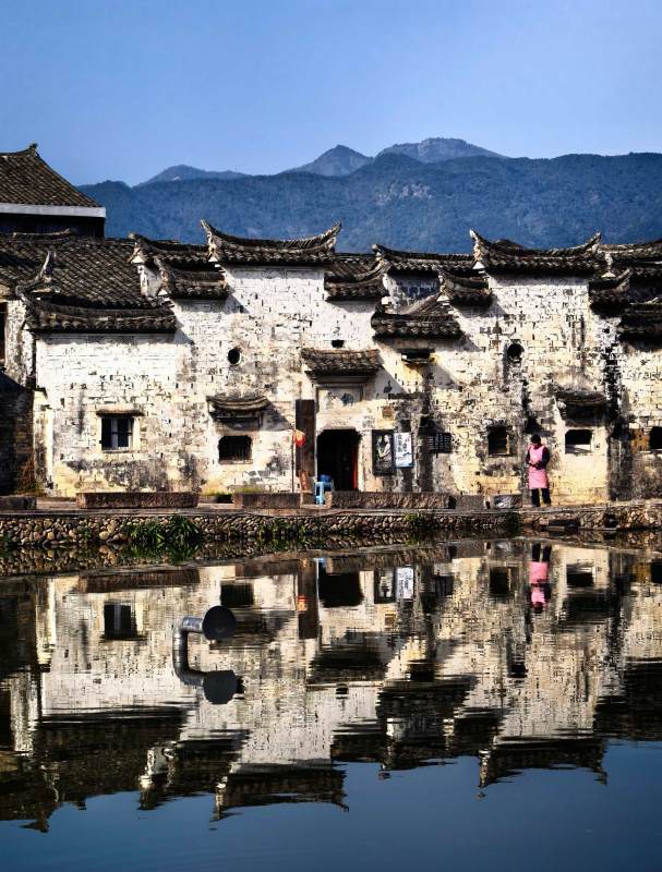 丽水白墙黛瓦古民居图片