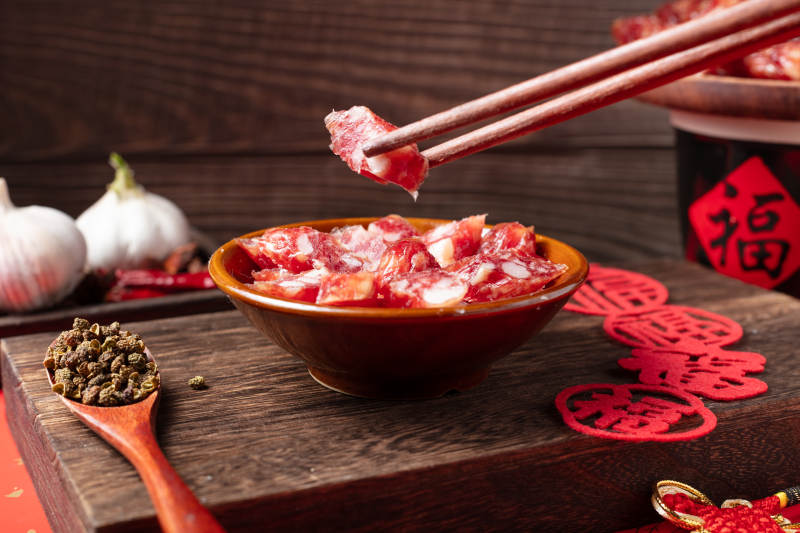 年味腊肠图片