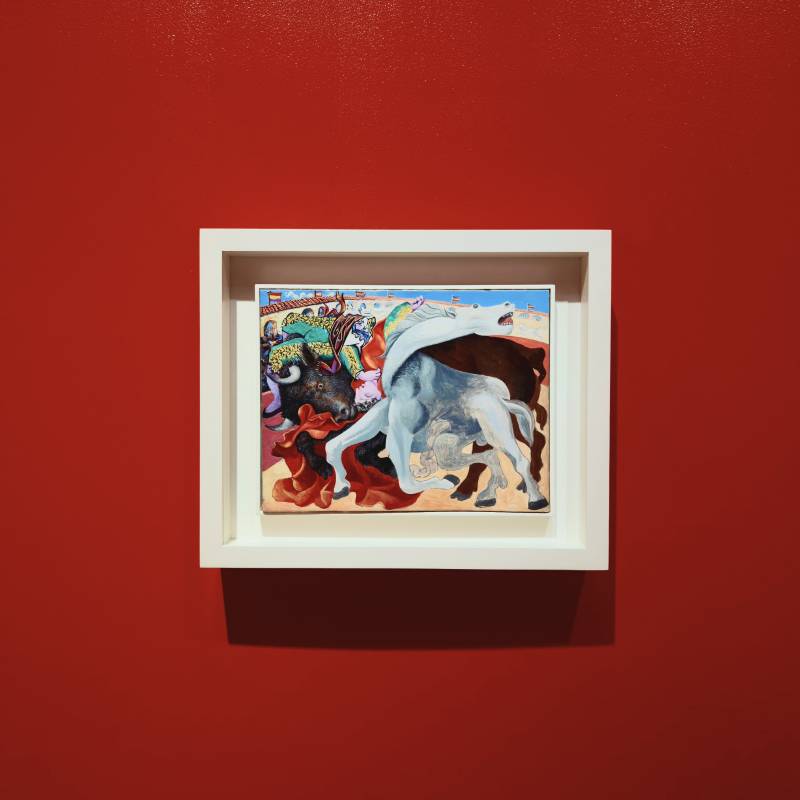 毕加索·《斗牛：斗牛士之死》真迹图片