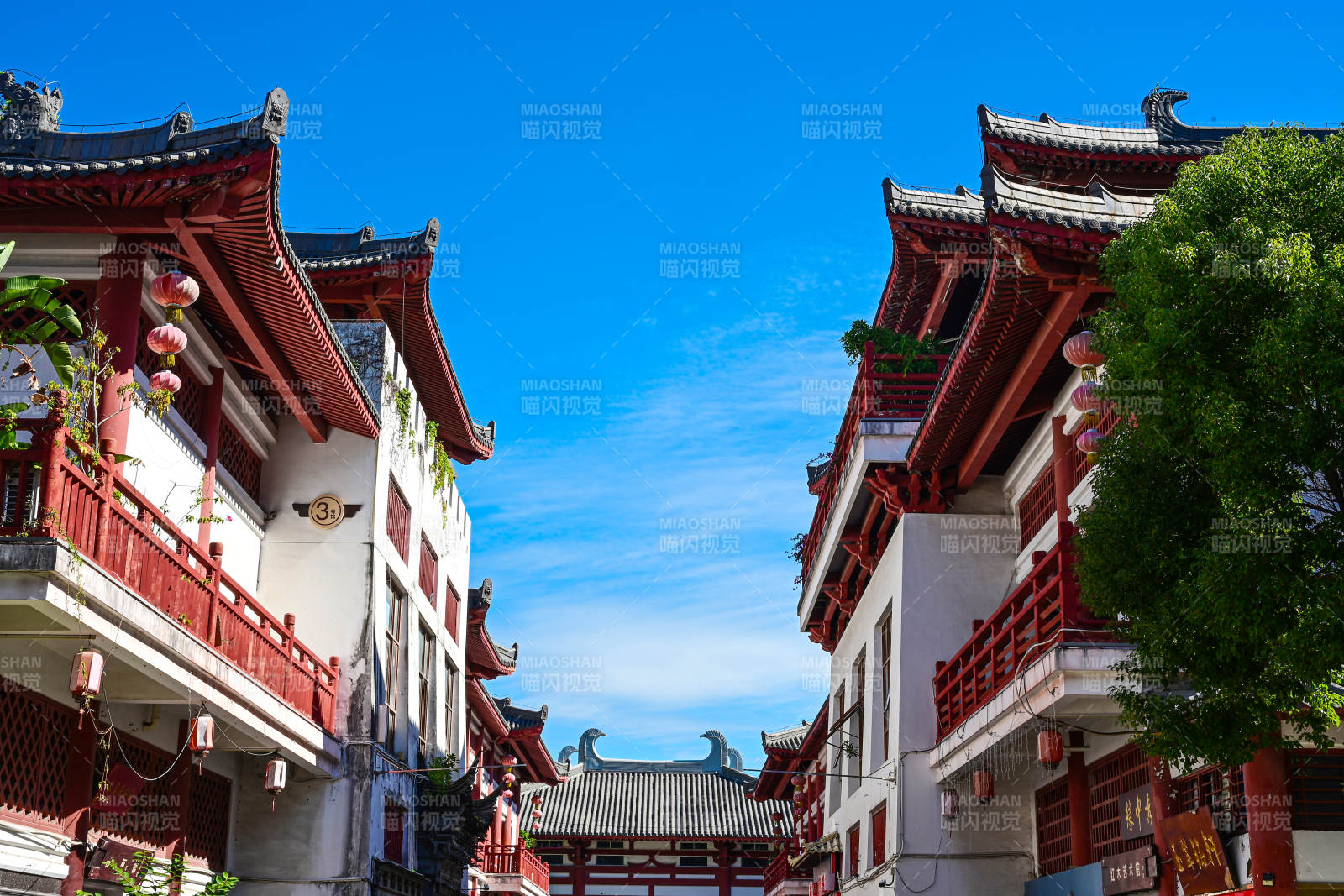 深圳文博宫古建筑街巷景观图片