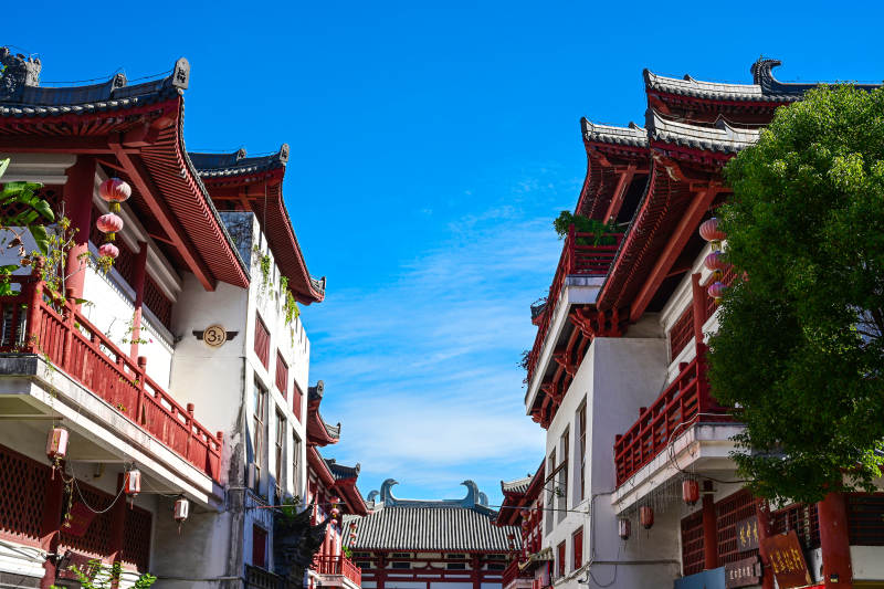 深圳文博宫古建筑街巷景观图片