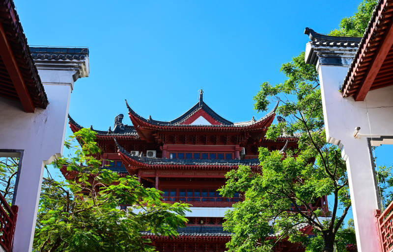 深圳文博宫古建筑景观图片