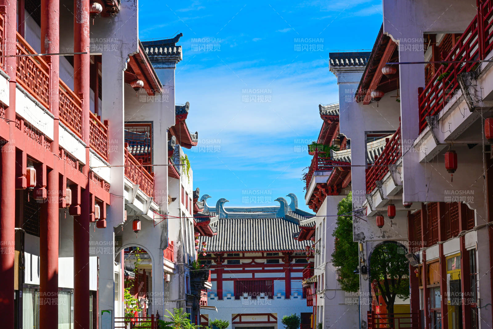 深圳文博宫古建筑街巷景观图片