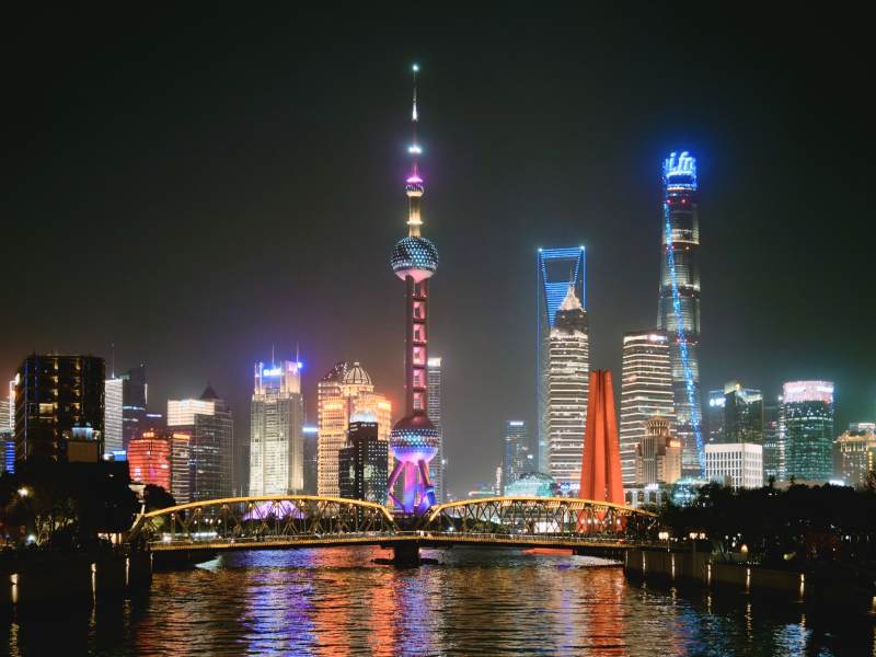 上海·陆家嘴·璀璨夜景图片