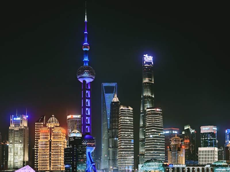 上海·陆家嘴·璀璨夜景图片