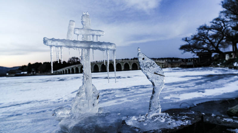 冰雕艺术 冬日奇景图片