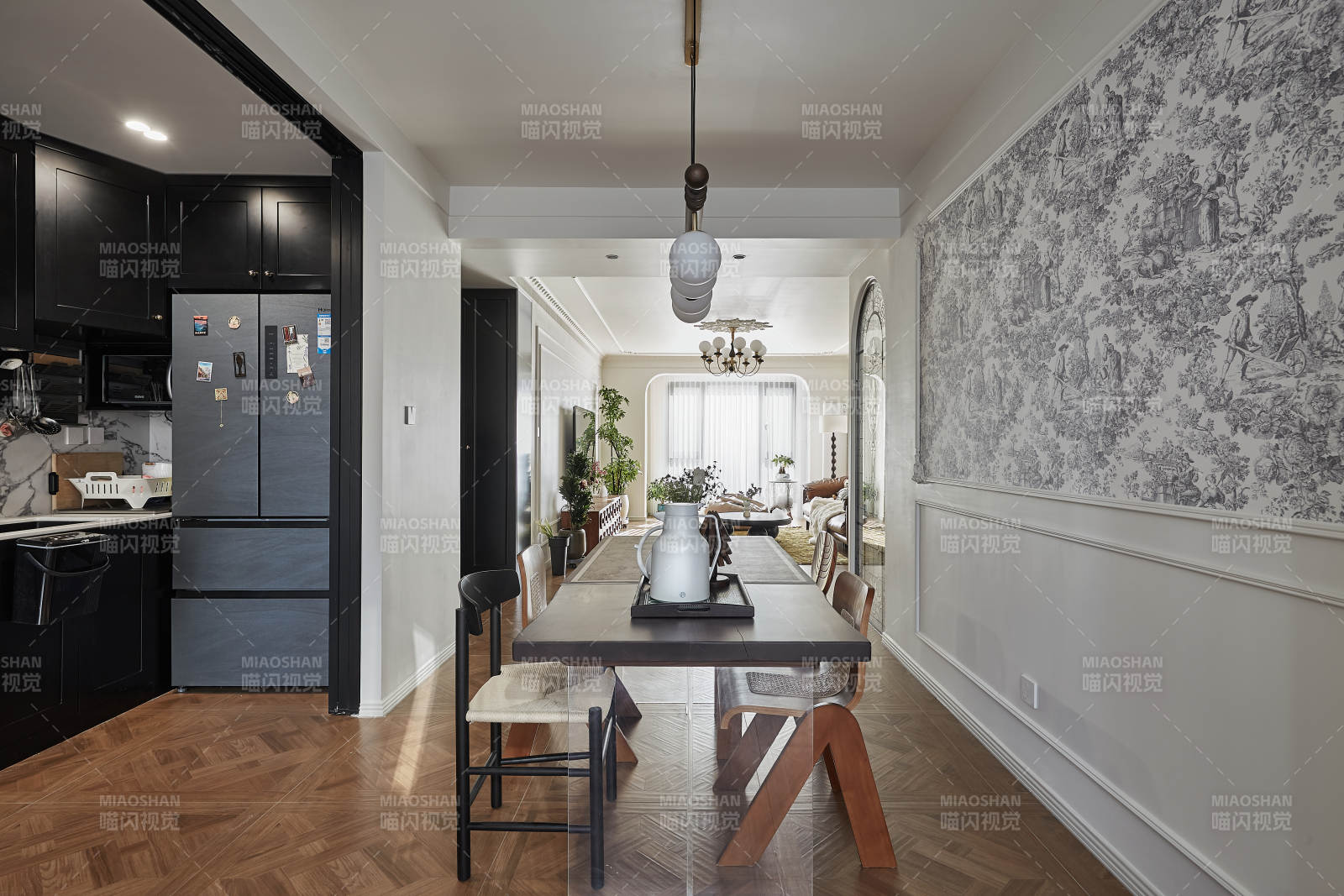 现代厨房与餐厅图片