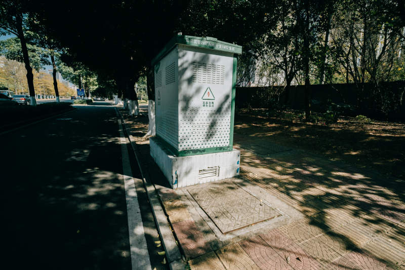 路边的电箱图片