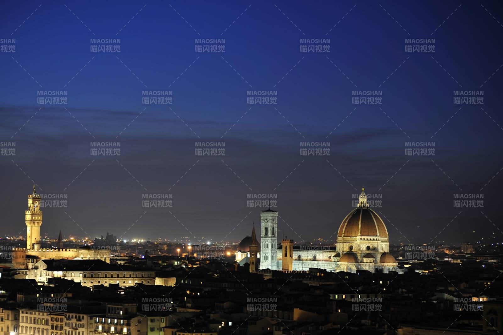 佛罗伦萨夜景图片