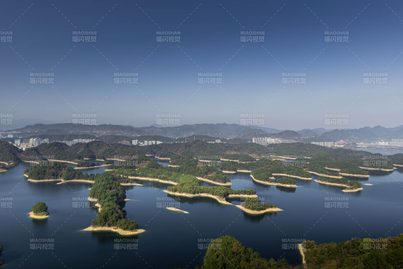 千岛湖湖光山色如画图片