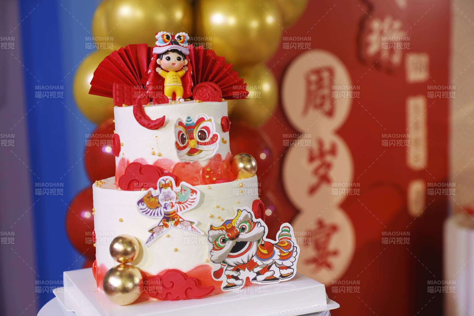 周岁宴蛋糕图片