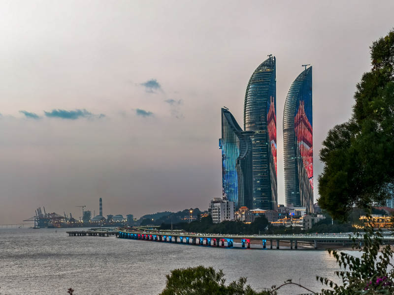 厦门地标建筑群图片