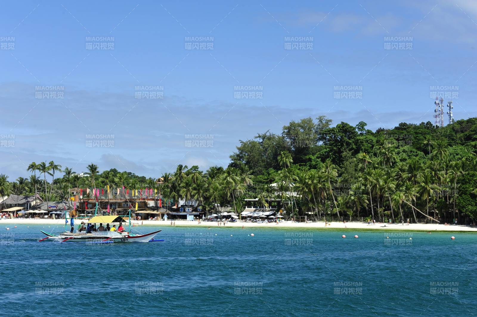 热带海滩风光图片