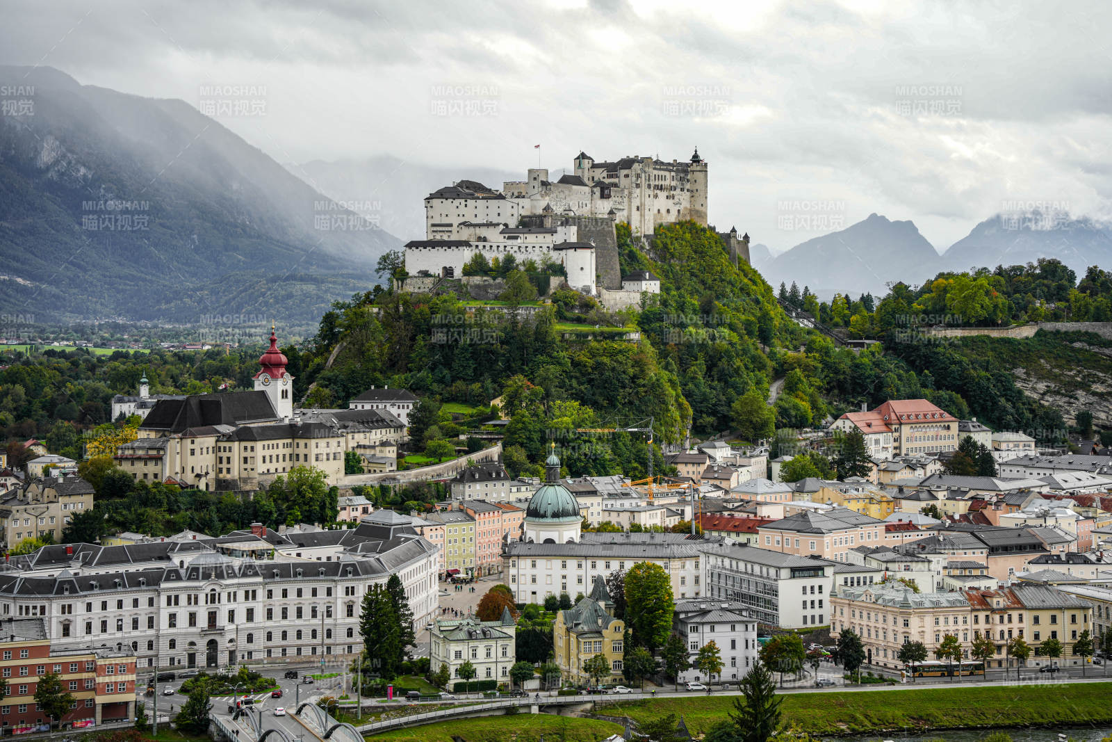 萨尔茨堡城堡风光图片