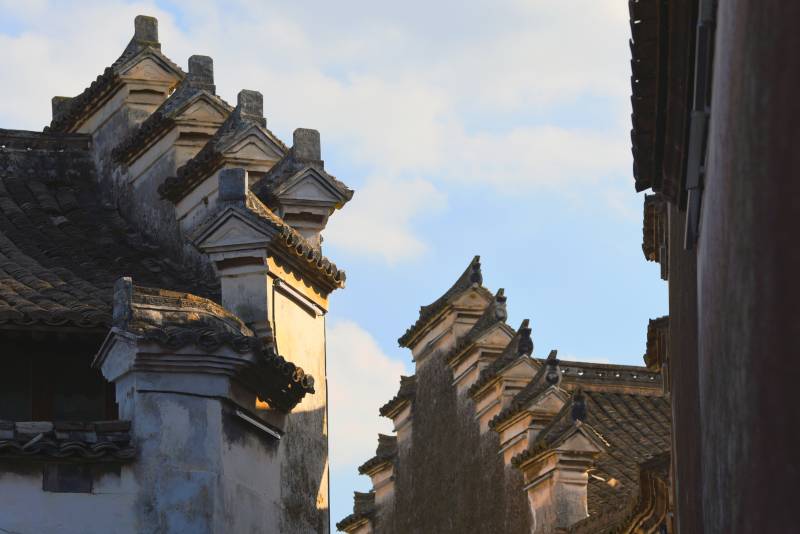 古建筑飞檐翘角图片