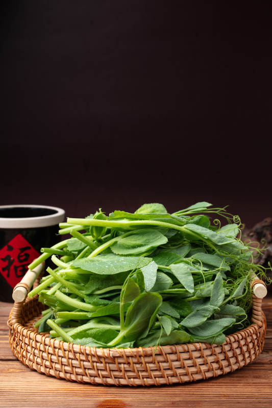 新鲜豌豆苗图片