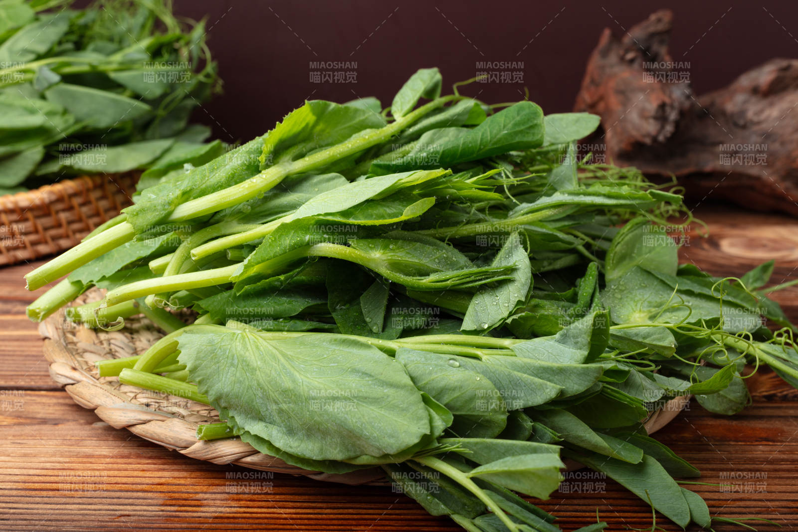 新鲜豌豆苗图片