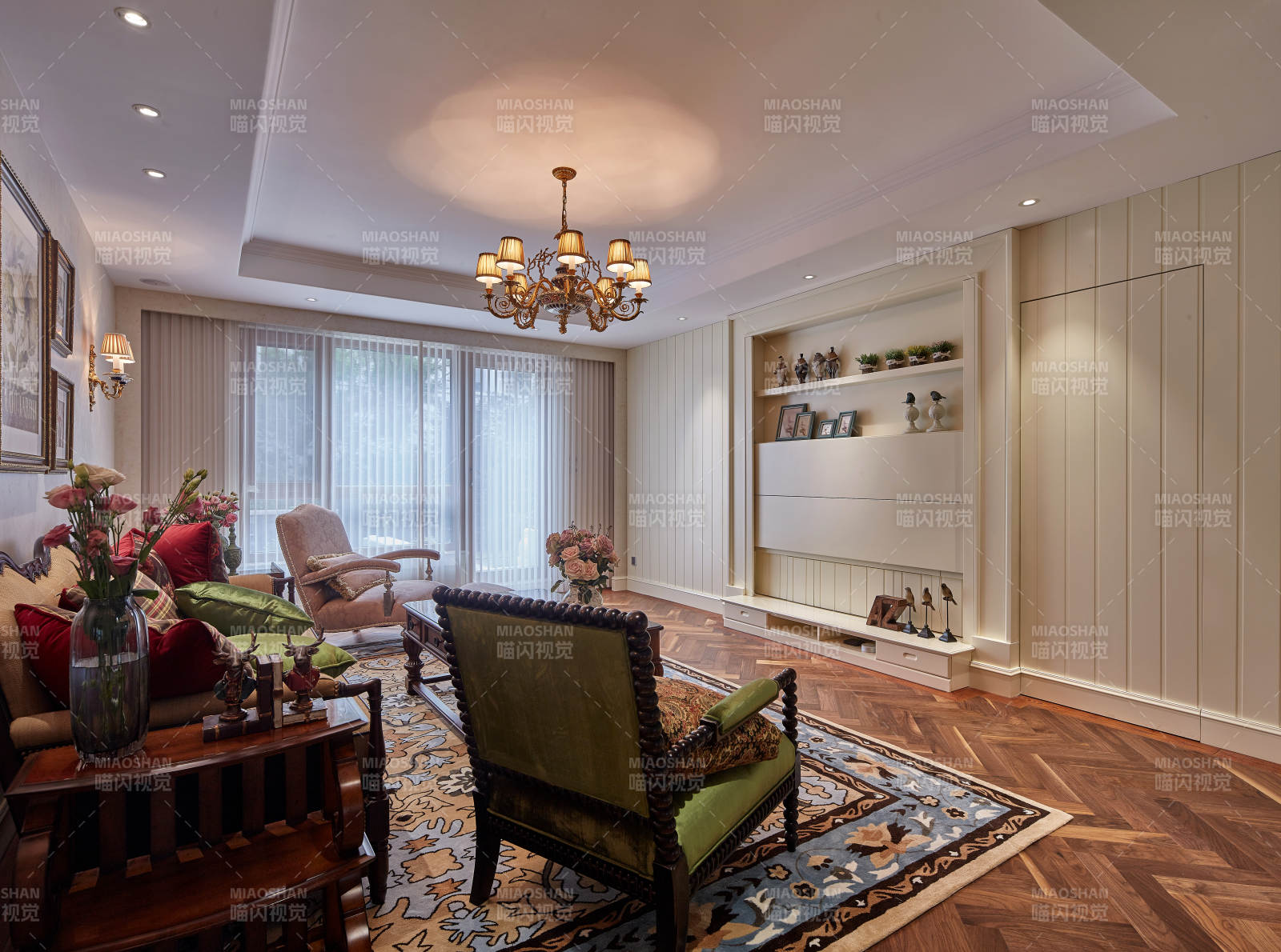 典雅客厅布置图片