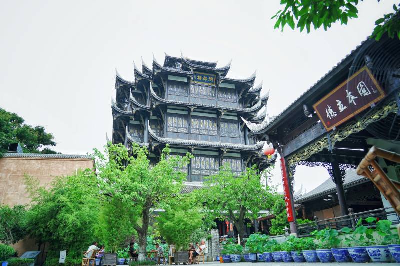 古建筑园林风光图片