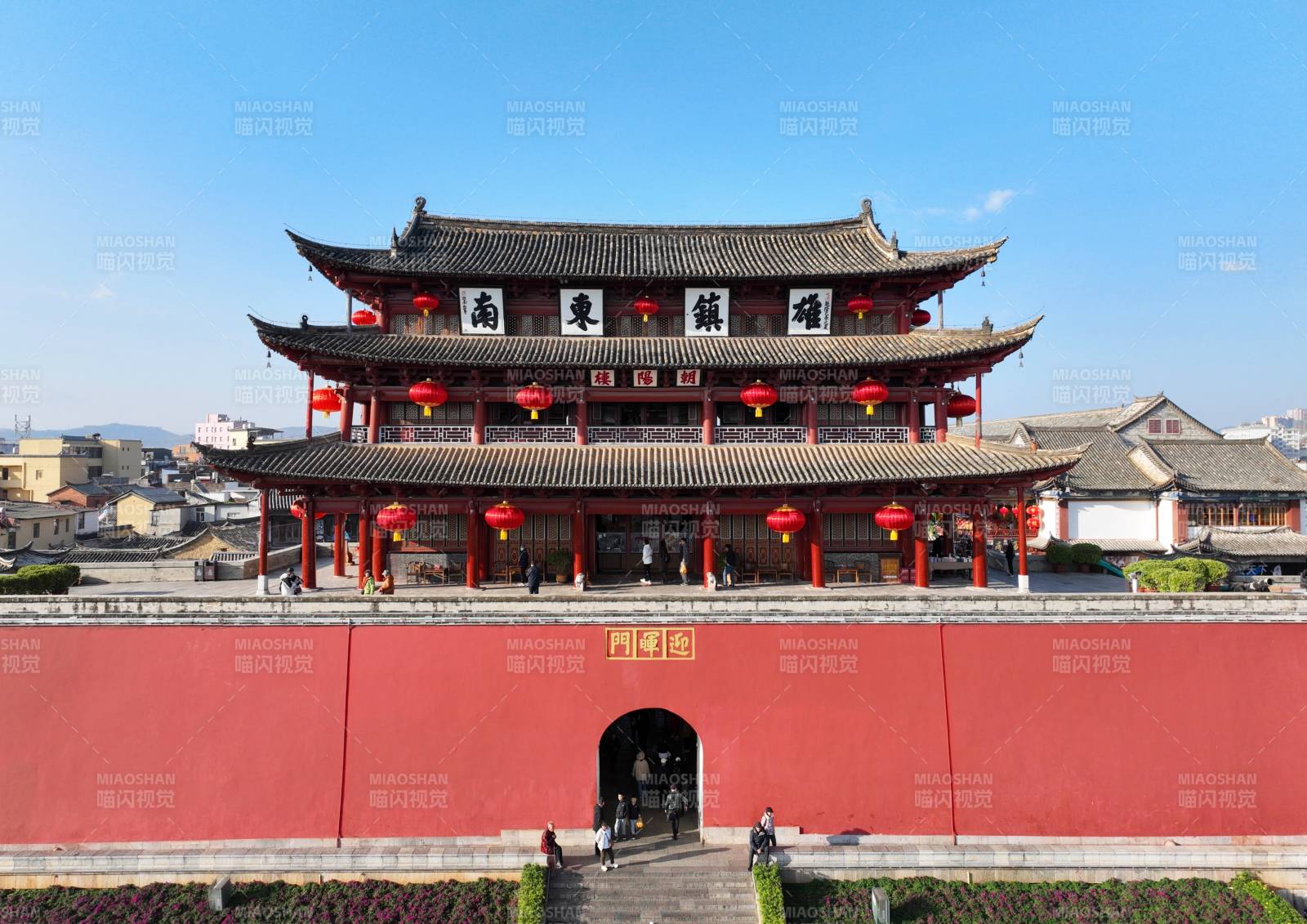 巍山古城楼图片