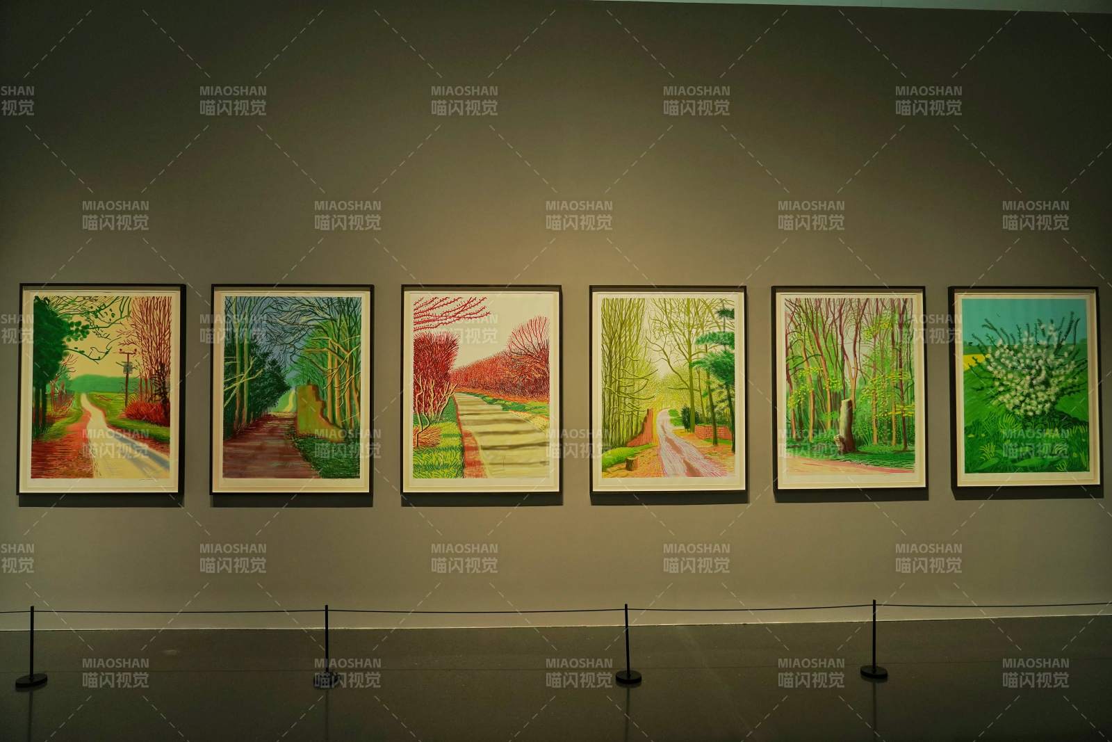 四季风景画展图片